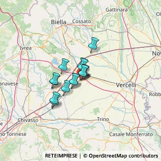 Mappa Via Gifflenga, 13049 Tronzano Vercellese VC, Italia (7.61571)