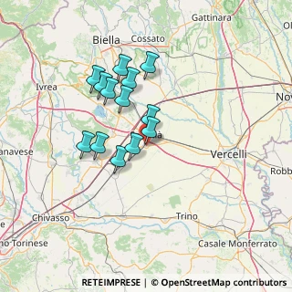 Mappa Via Gifflenga, 13049 Tronzano Vercellese VC, Italia (11.35)