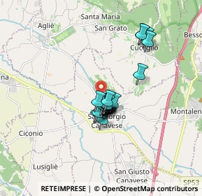 Mappa Via Missionari Oblati, 10090 San Giorgio Canavese TO, Italia (1.15)