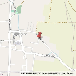 Mappa Via del Cios, 1, 10080 Oglianico TO, Italia, 10080 Oglianico, Torino (Piemonte)