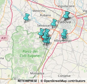 Mappa Corso Terme, 35036 Montegrotto Terme PD, Italia (4.86167)