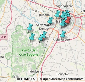 Mappa Corso Terme, 35036 Montegrotto Terme PD, Italia (7.54067)