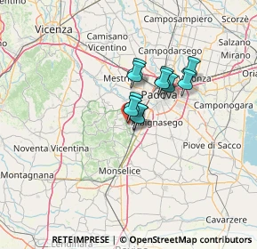 Mappa Corso Terme, 35036 Montegrotto Terme PD, Italia (7.70727)