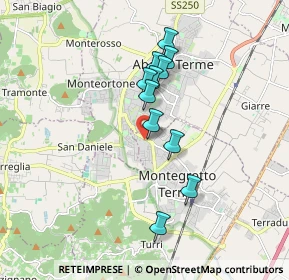 Mappa Corso Terme, 35036 Montegrotto Terme PD, Italia (1.6725)
