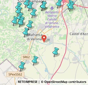 Mappa 37060 Villafranca di Verona VR, Italia (5.63737)