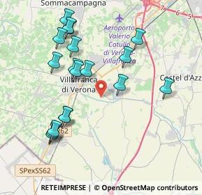 Mappa 37060 Villafranca di Verona VR, Italia (4.06111)