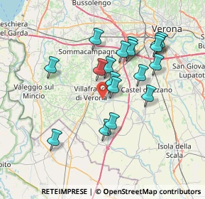 Mappa 37060 Villafranca di Verona VR, Italia (6.61444)