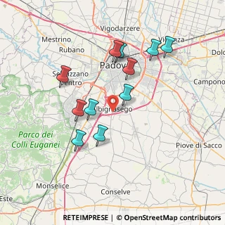 Mappa Vicolo Boito, 35020 Padova PD, Italia (6.91455)