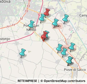 Mappa Via S. Biagio, 35020 Legnaro PD, Italia (3.80385)