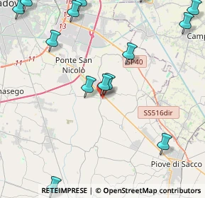 Mappa Via S. Biagio, 35020 Legnaro PD, Italia (6.631)