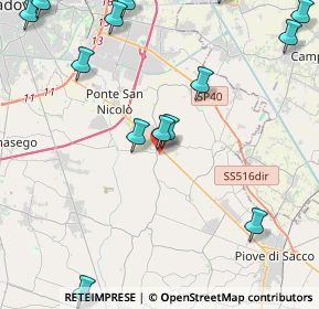 Mappa Via S. Biagio, 35020 Legnaro PD, Italia (6.632)