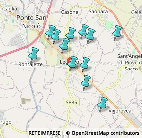 Mappa Via S. Biagio, 35020 Legnaro PD, Italia (1.61583)