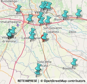 Mappa Via Leopardi, 37060 Buttapietra VR, Italia (9.853)