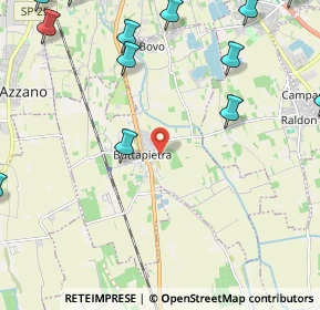 Mappa Via Leopardi, 37060 Buttapietra VR, Italia (3.6935)