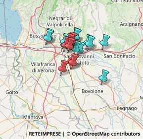 Mappa Via Leopardi, 37060 Buttapietra VR, Italia (9.56222)