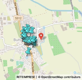 Mappa Via Leopardi, 37060 Buttapietra VR, Italia (0.3685)