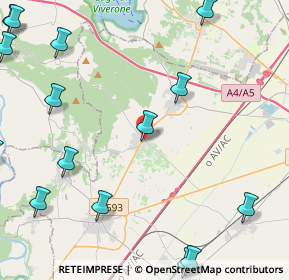 Mappa SP 43, 13040 Borgo D'ale VC (6.92632)