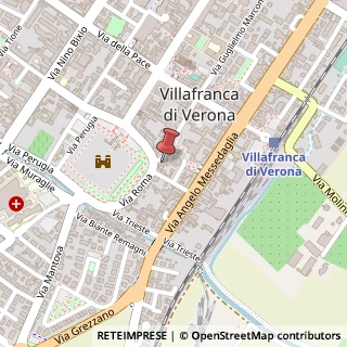 Mappa Via Rinaldo da Villafranca, 33, 37069 Villafranca di Verona, Verona (Veneto)