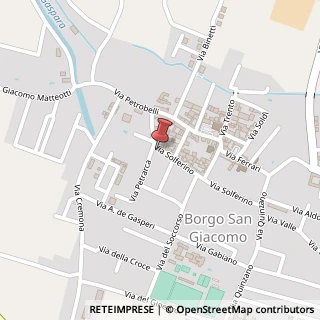Mappa Via Solferino, 6A, 25022 Borgo San Giacomo, Brescia (Lombardia)