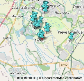 Mappa Via Dante Alighieri, 20080 Basiglio MI, Italia (1.675)