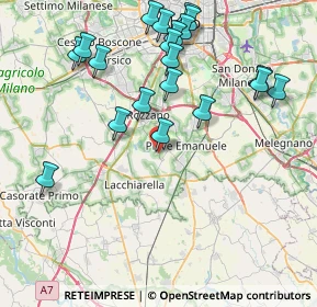 Mappa Via Dante Alighieri, 20080 Basiglio MI, Italia (8.898)
