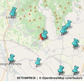 Mappa Via IV Novembre, 36040 Orgiano VI, Italia (5.69625)