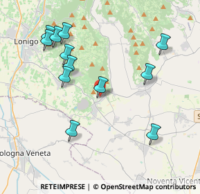 Mappa Via IV Novembre, 36040 Orgiano VI, Italia (4.20667)