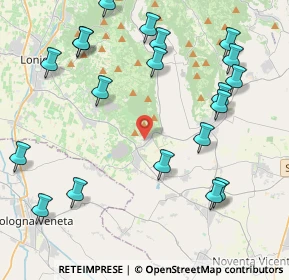 Mappa Via IV Novembre, 36040 Orgiano VI, Italia (5.056)