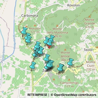 Mappa Via Bagnara Alta, 35030 Vo PD, Italia (0.8087)