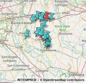 Mappa Via Comparina, 26020 Madignano CR, Italia (9.246)