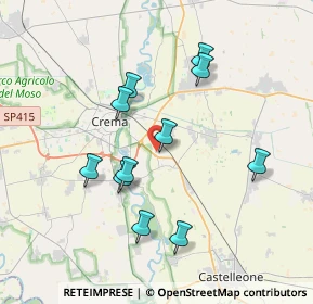 Mappa Via Comparina, 26020 Madignano CR, Italia (3.43273)