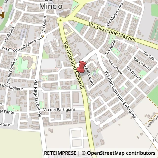 Mappa Via girolamo gottardi 23, 37067 Valeggio sul Mincio, Verona (Veneto)