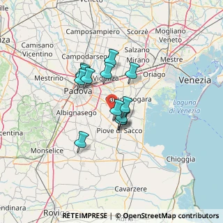 Mappa Via 5 Crosare, 35020 Sant'Angelo di Piove di Sacco PD, Italia (9.30692)