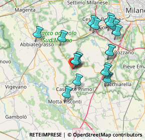 Mappa Largo Ponte di S Martino, 20088 Rosate MI, Italia (7.16278)