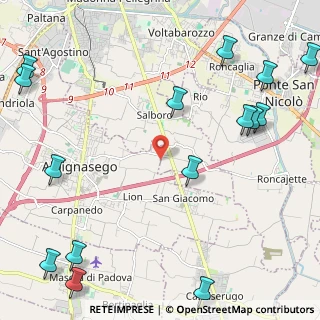 Mappa Via M. Ficino, 35124 Padova PD, Italia (3.23933)