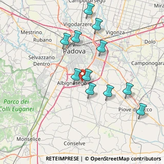 Mappa Via M. Ficino, 35124 Padova PD, Italia (7.47273)