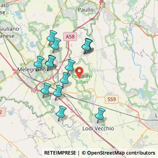 Mappa SP218, 26838 Tavazzano con Villavesco LO, Italia (3.60143)