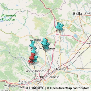 Mappa Via Cavour, 10080 Ozegna TO, Italia (11.74154)