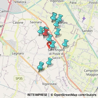 Mappa Via Enrico Mattei, 35020 Sant'Angelo di Piove di Sacco PD, Italia (1.518)