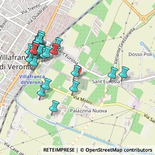Mappa Via del Cimitero, 37069 Villafranca di Verona VR, Italia (0.59286)