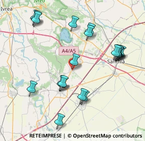 Mappa Corso Repubblica, 13040 Borgo d'Ale VC, Italia (8.579)