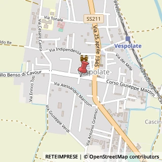 Mappa Corso Camillo Cavour, 23, 28079 Vespolate, Novara (Piemonte)