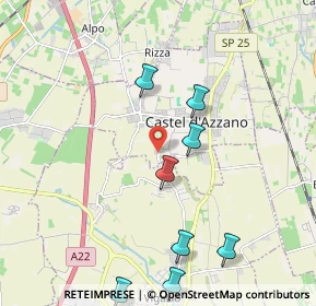 Mappa Via Forette, 37060 Castel d'Azzano VR, Italia (2.86)
