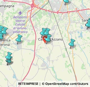 Mappa Via Forette, 37060 Castel d'Azzano VR, Italia (6.4935)