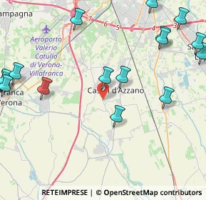 Mappa Via Forette, 37060 Castel d'Azzano VR, Italia (6.165)