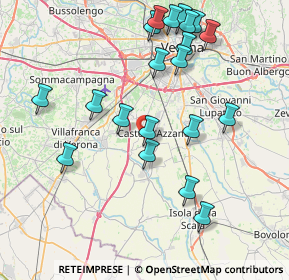 Mappa Via Forette, 37060 Castel d'Azzano VR, Italia (8.505)