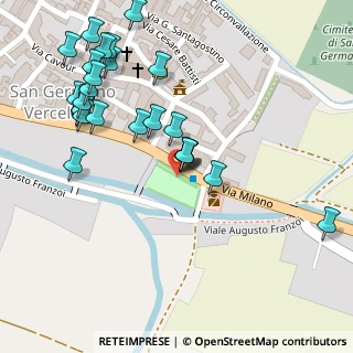Mappa Piazza Giuseppe Garibaldi, 13047 San Germano Vercellese VC, Italia (0.14231)