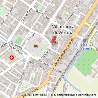 Mappa Via Rinaldo da Villafranca, 19, 37069 Villafranca di Verona, Verona (Veneto)