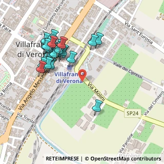 Mappa Via Molini, 37069 Villafranca di Verona VR, Italia (0.25)