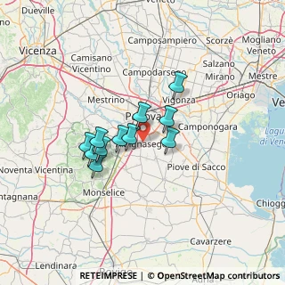 Mappa Via 35020, 35020 Albignasego PD, Italia (9.78273)